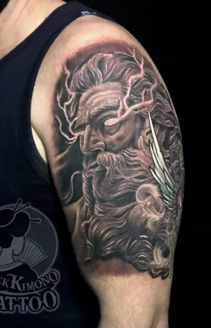 Black & Grey – Realism tattoo by Bruno Freitas