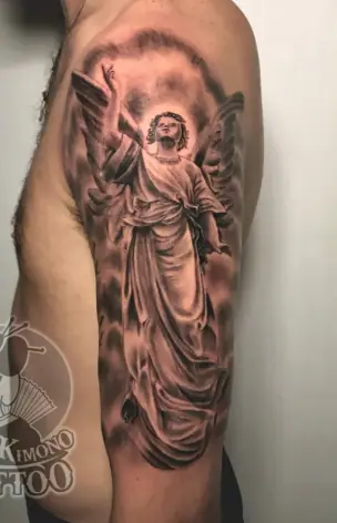 Black & Grey – Realism tattoo by Bruno Freitas