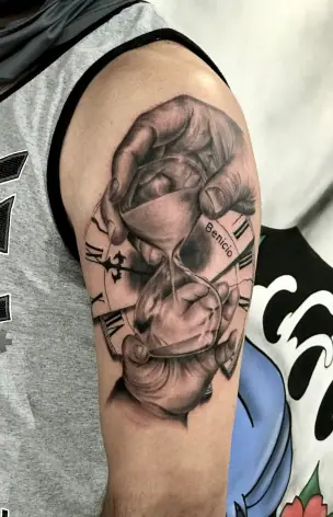 Black & Grey – Realism tattoo by Bruno Freitas