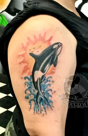Color – Watercolor tattoo by Bruno Freitas