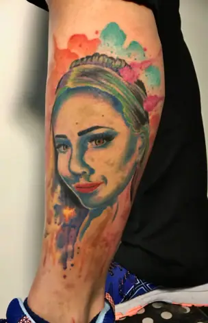 Color – Watercolor tattoo by Bruno Freitas