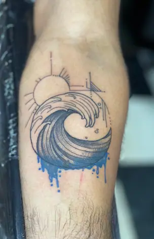 Color – Watercolor tattoo by Bruno Freitas