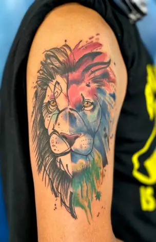 Color – Watercolor tattoo by Bruno Freitas