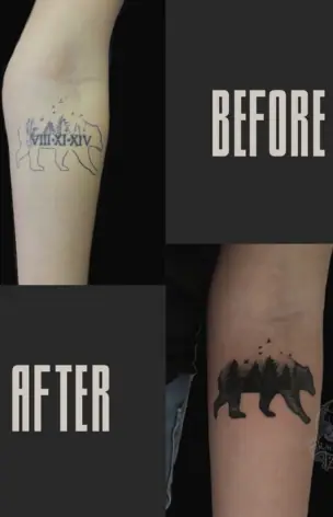 Cover-up tattoo