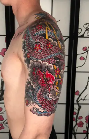 Japanese – Oriental tattoo by Bruno Freitas