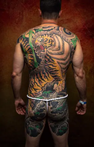 Full Japanese back piece, tiger