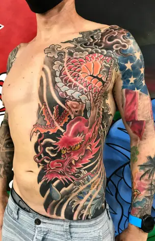 Japanese – Oriental tattoo by Bruno Freitas