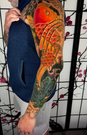 In Progress tattoo by Bruno Freitas