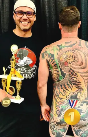 Award won by Bruno Freitas